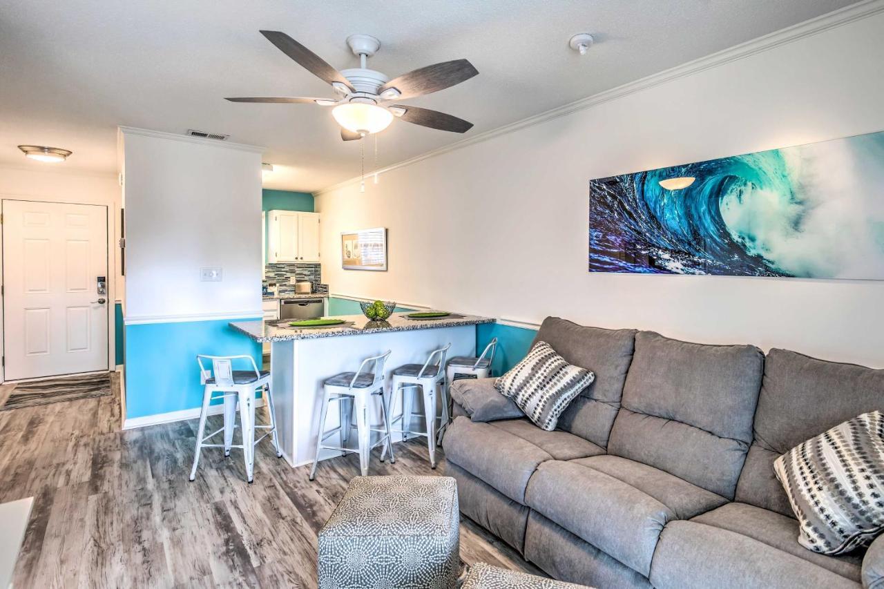 Surfside Beach Escape With Pool - Walk To Ocean! Myrtle Beach Bagian luar foto