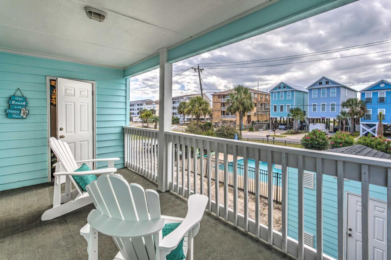 Surfside Beach Escape With Pool - Walk To Ocean! Myrtle Beach Bagian luar foto