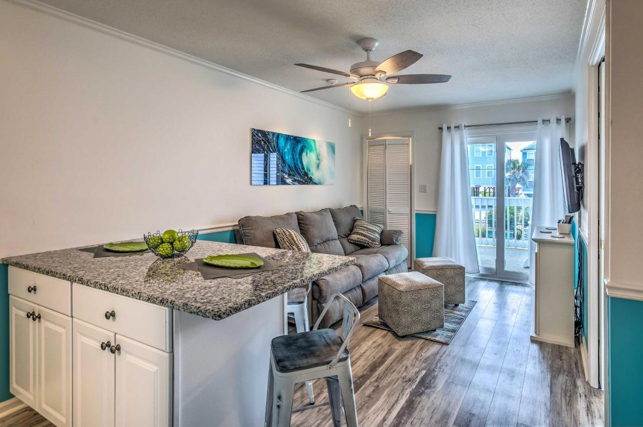Surfside Beach Escape With Pool - Walk To Ocean! Myrtle Beach Bagian luar foto